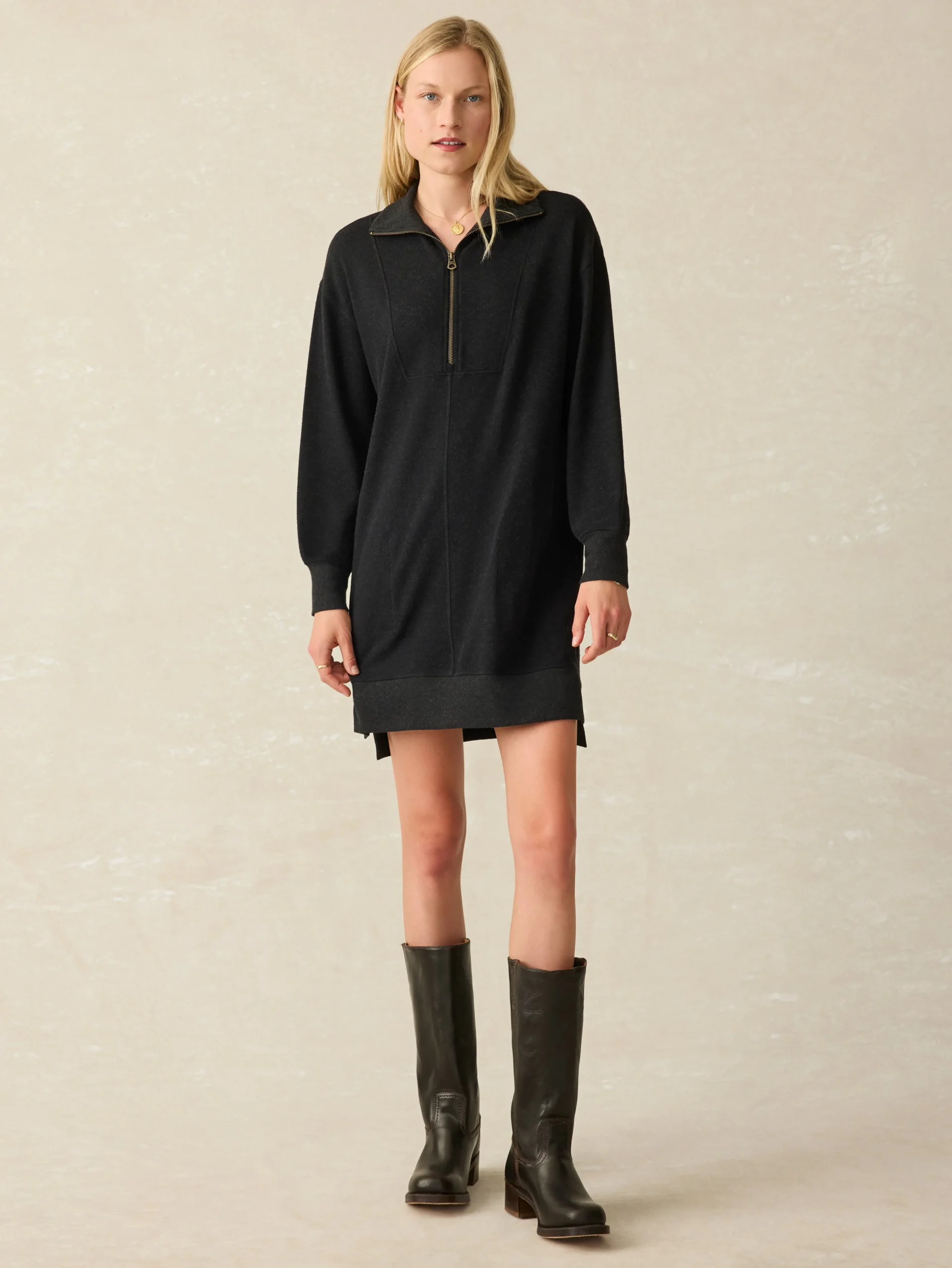 Legend™ Quarter Zip Dress -*Faherty Brand Online