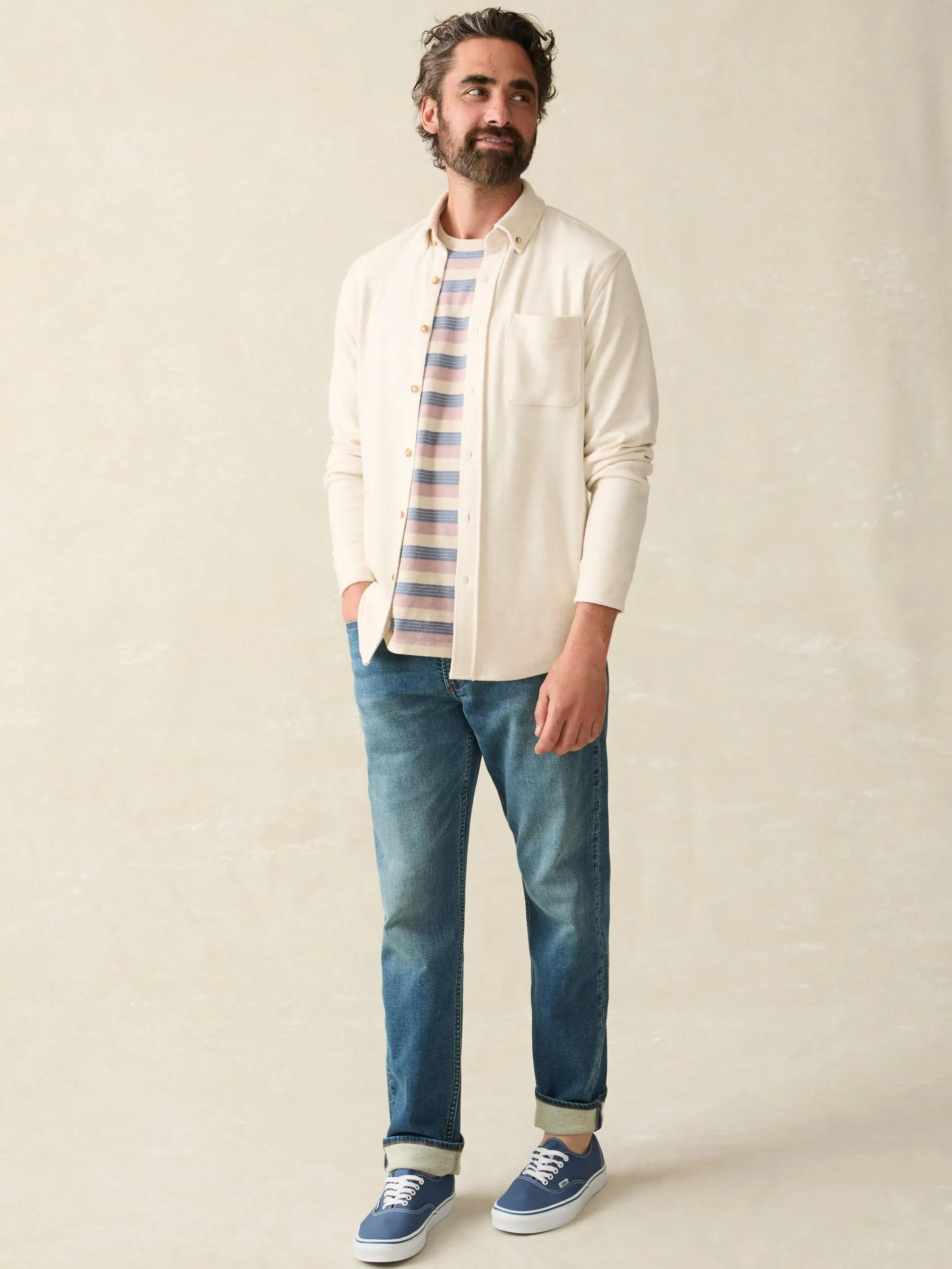 Legend™ Sweater Shirt (Single Pocket) -*Faherty Brand
