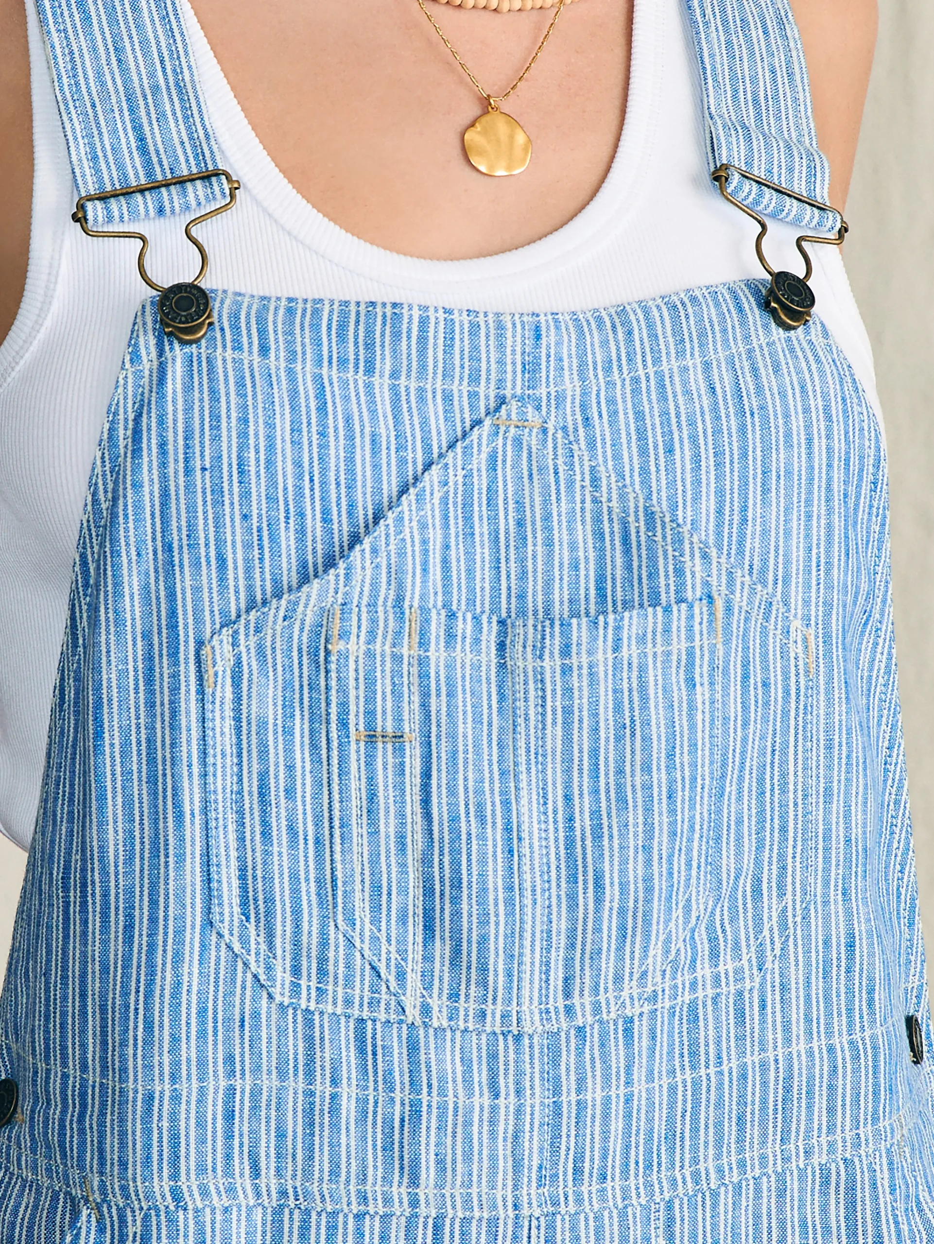 Linen Mechanic Overall -*Faherty Brand Discount