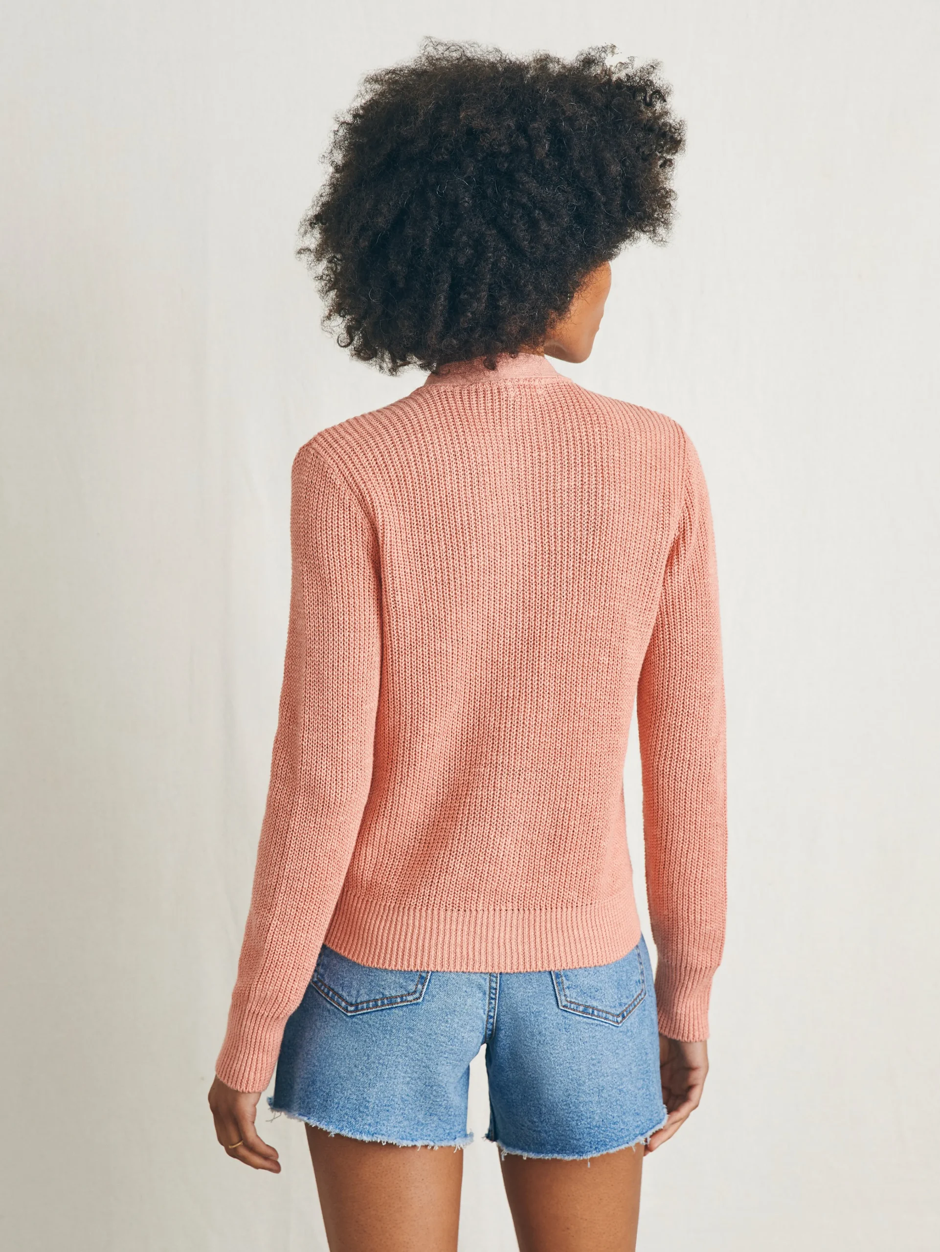 Miramar Linen Cardigan -*Faherty Brand New