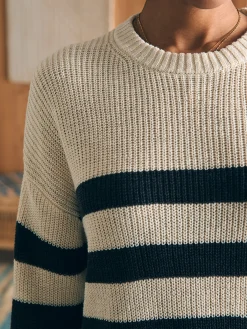 Miramar Linen Crew Sweater -*Faherty Brand Sale