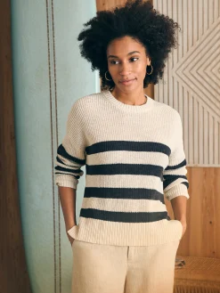 Miramar Linen Crew Sweater -*Faherty Brand Sale