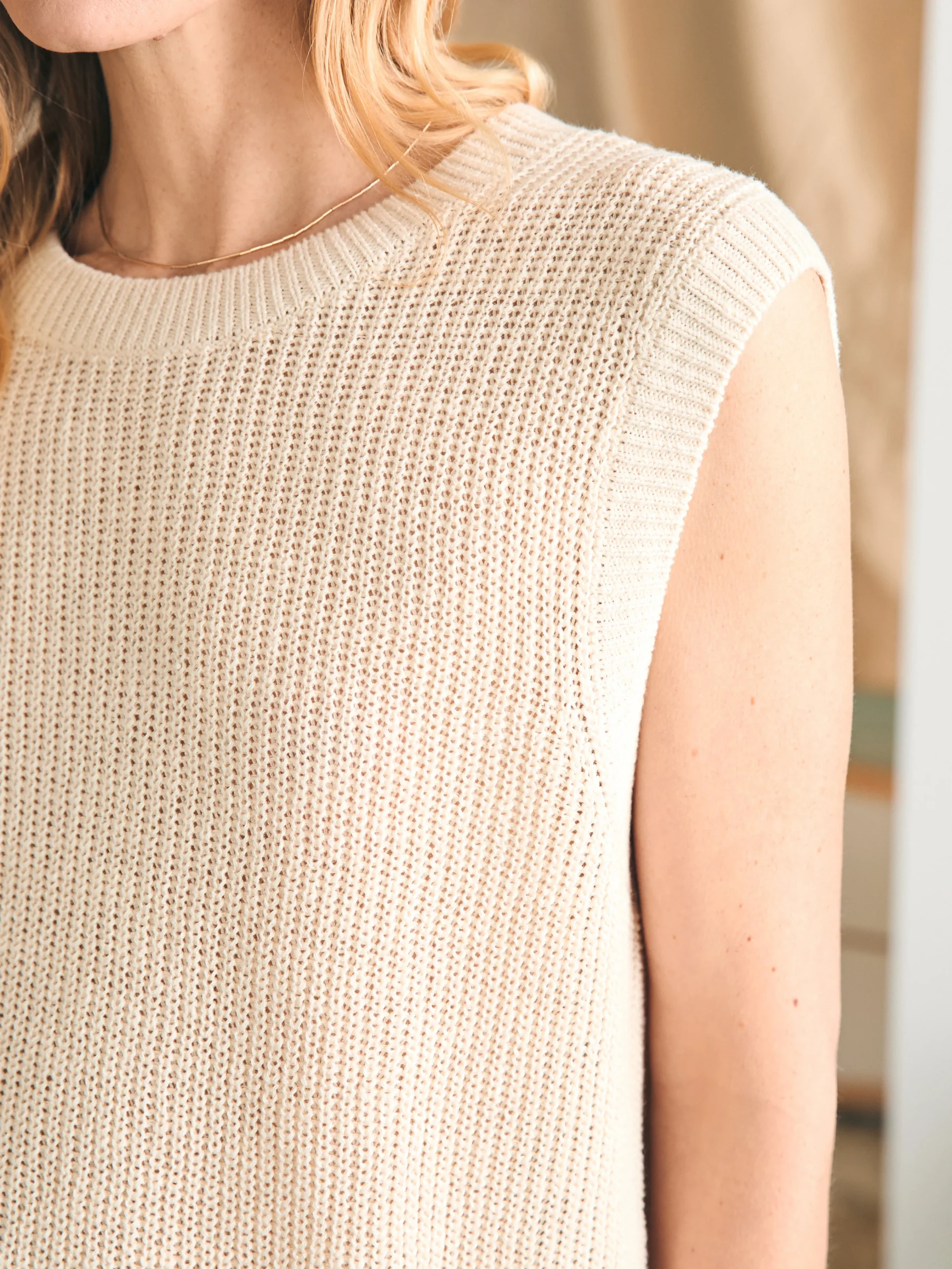 Miramar Linen Muscle Tank -*Faherty Brand Best