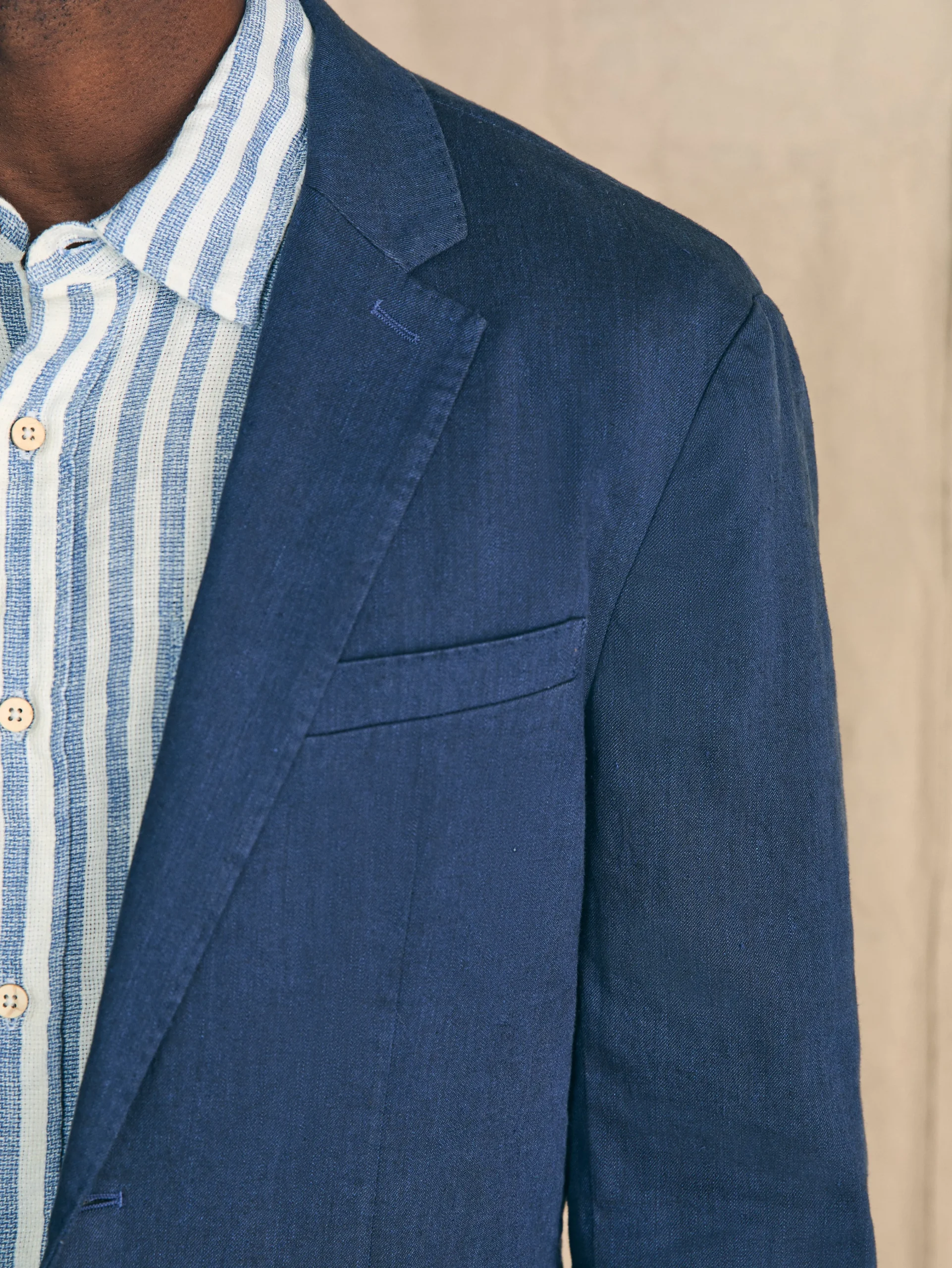 Movement™ Flex Linen Blazer -*Faherty Brand Clearance