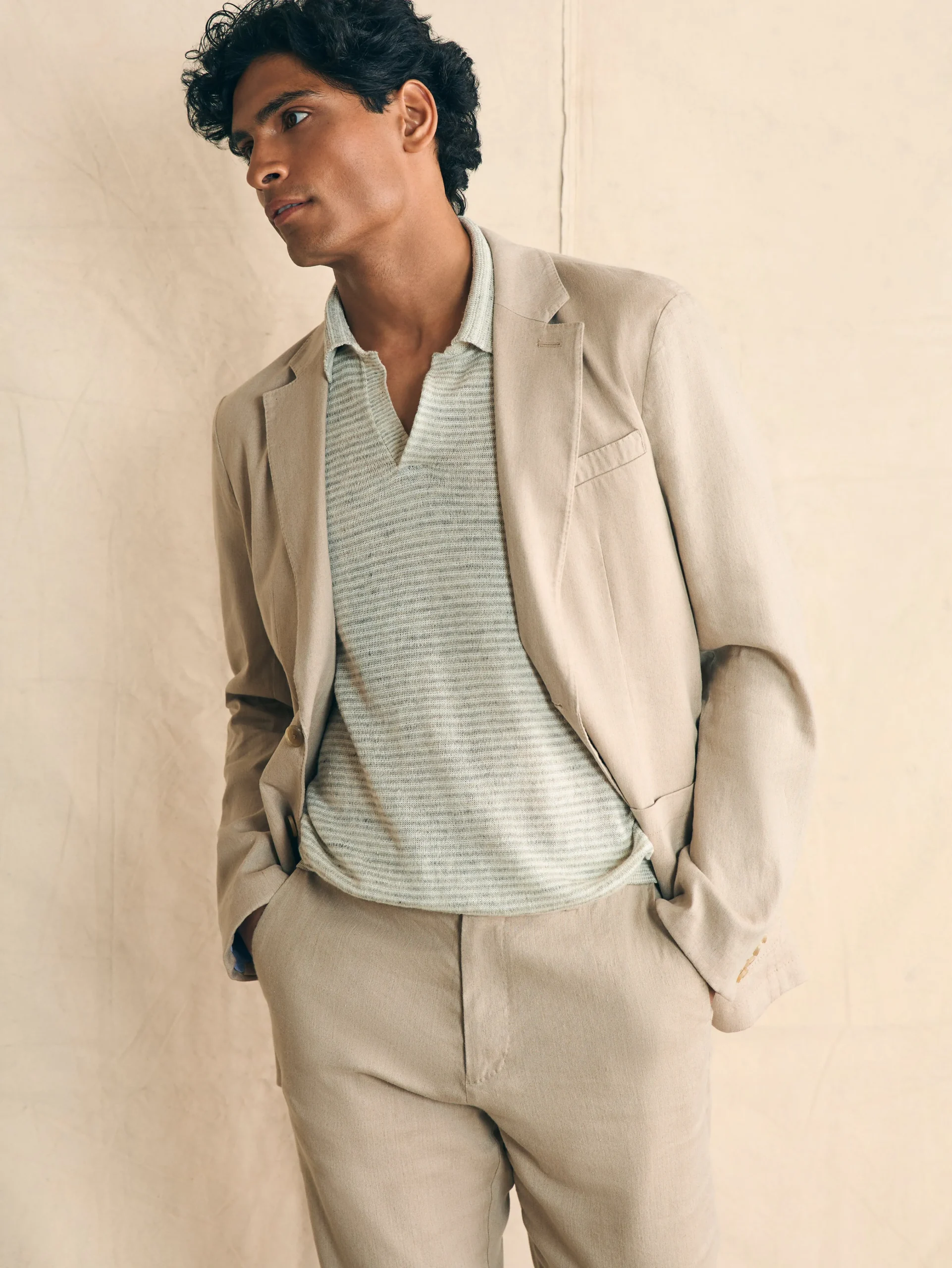 Movement™ Flex Linen Blazer -*Faherty Brand Best