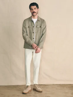 Movement™ Flex Linen Shirt Jacket -*Faherty Brand Clearance