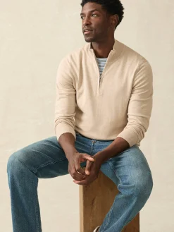 Movement™ Quarter Zip Sweater (Tall) -*Faherty Brand New