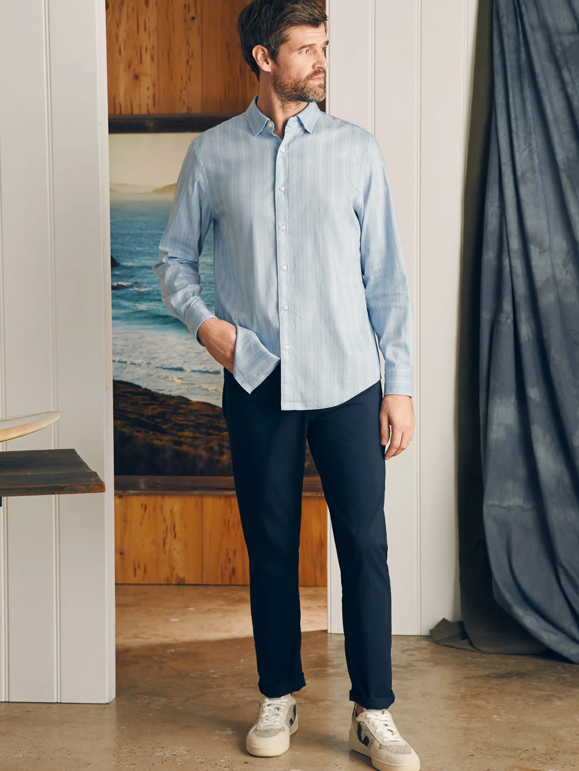 Movement™ Shirt Classic Fit -*Faherty Brand New