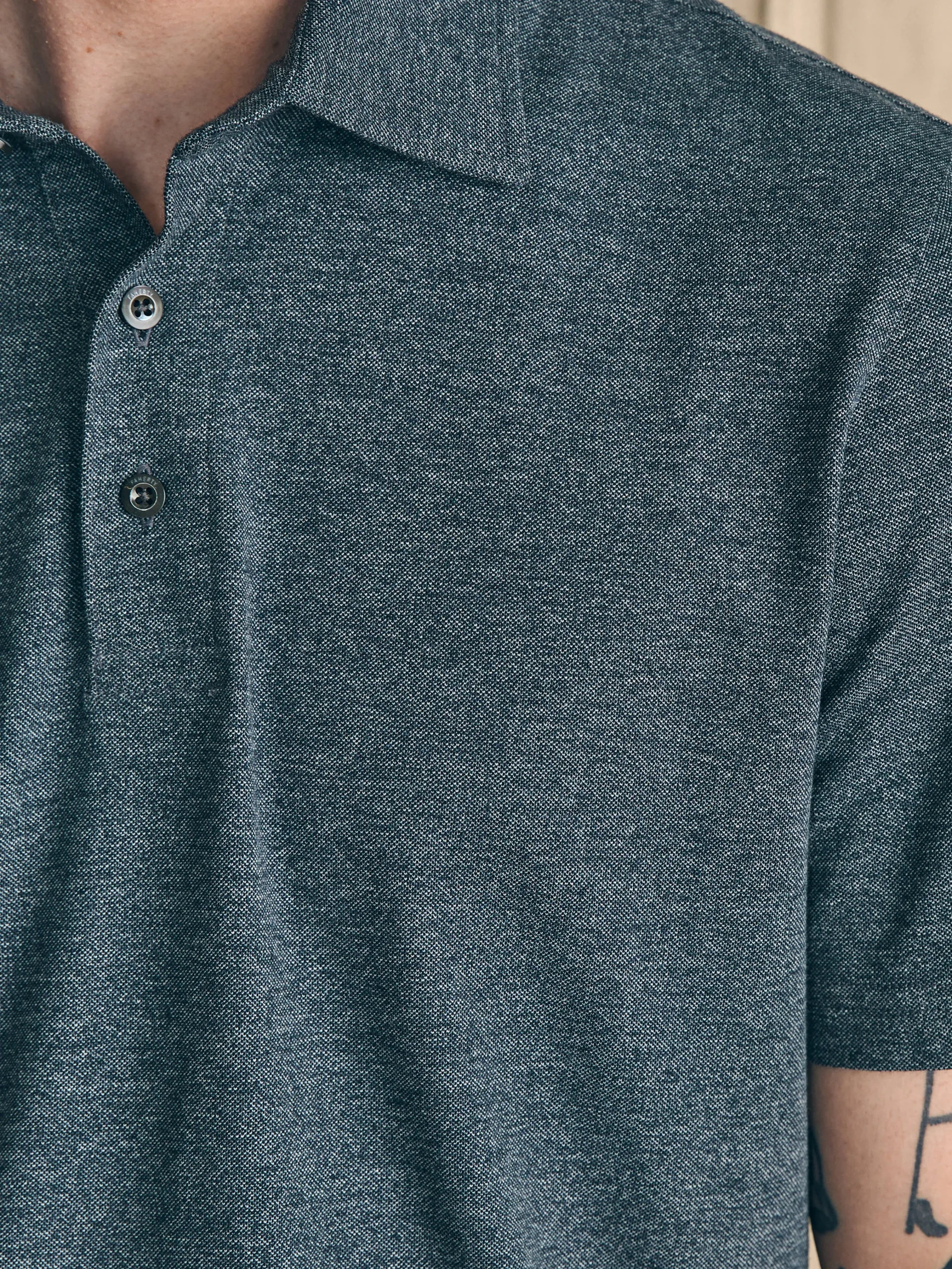 Movement™ Short-Sleeve Pique Polo Shirt -*Faherty Brand Clearance
