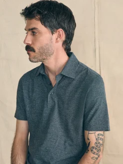 Movement™ Short-Sleeve Pique Polo Shirt -*Faherty Brand Clearance