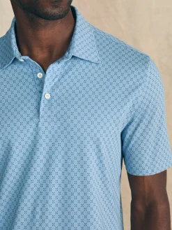 Movement™ Short-Sleeve Pique Polo Shirt -*Faherty Brand Clearance