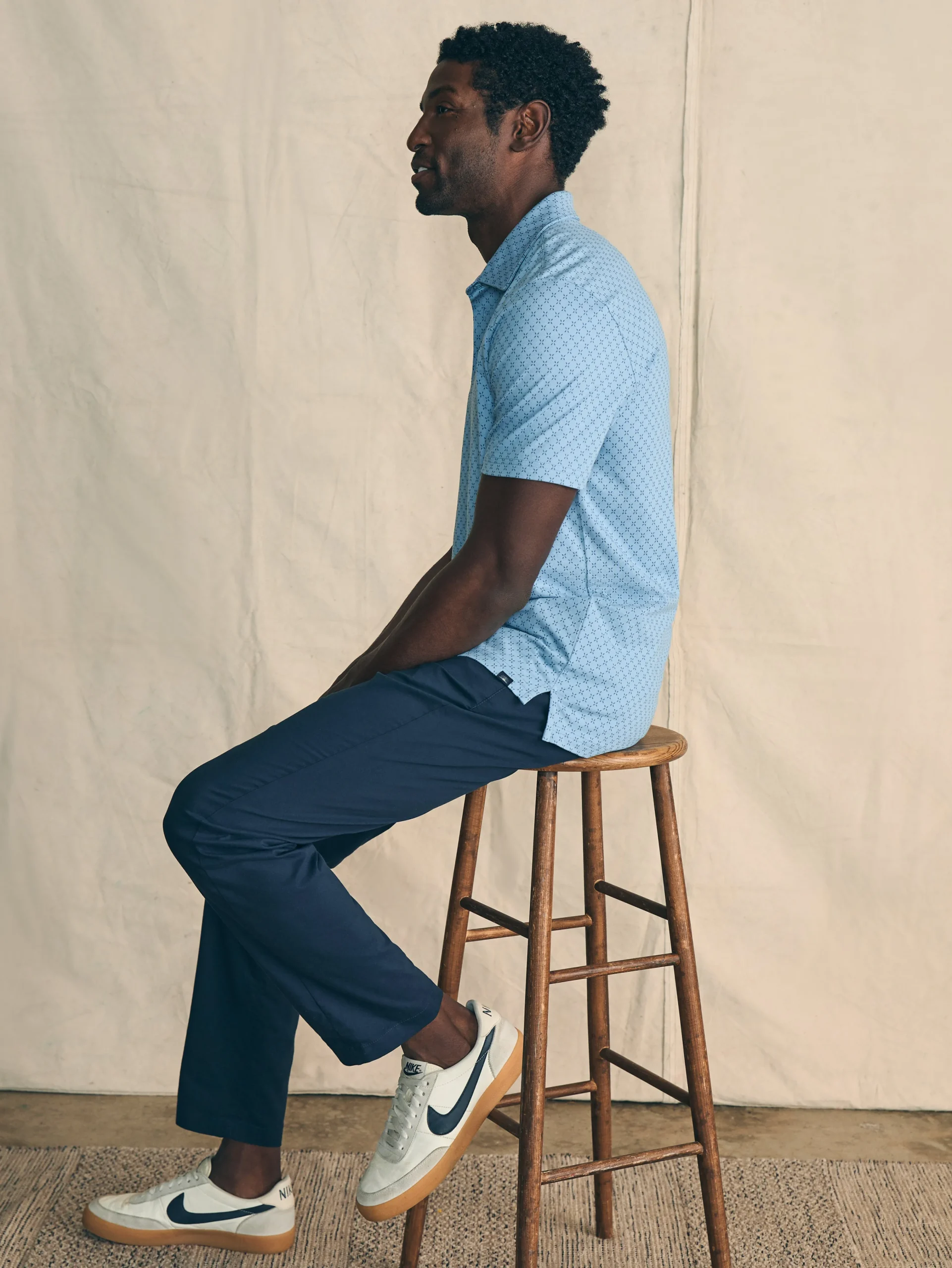 Movement™ Short-Sleeve Pique Polo Shirt -*Faherty Brand Clearance