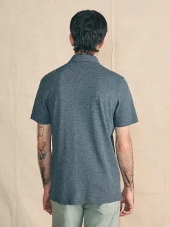 Movement™ Short-Sleeve Pique Polo Shirt (Tall) -*Faherty Brand