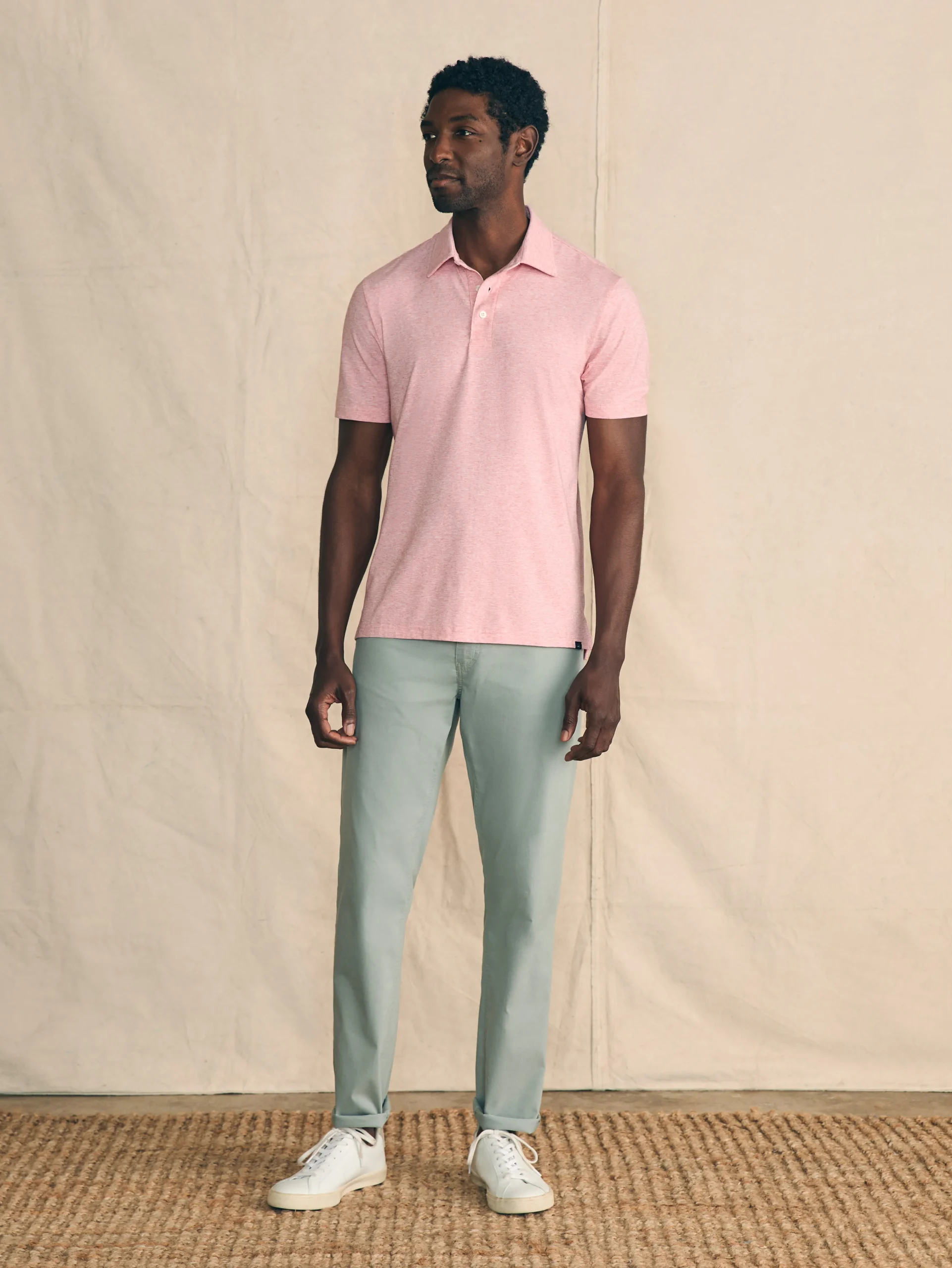 Movement™ Short-Sleeve Polo Shirt -*Faherty Brand Best