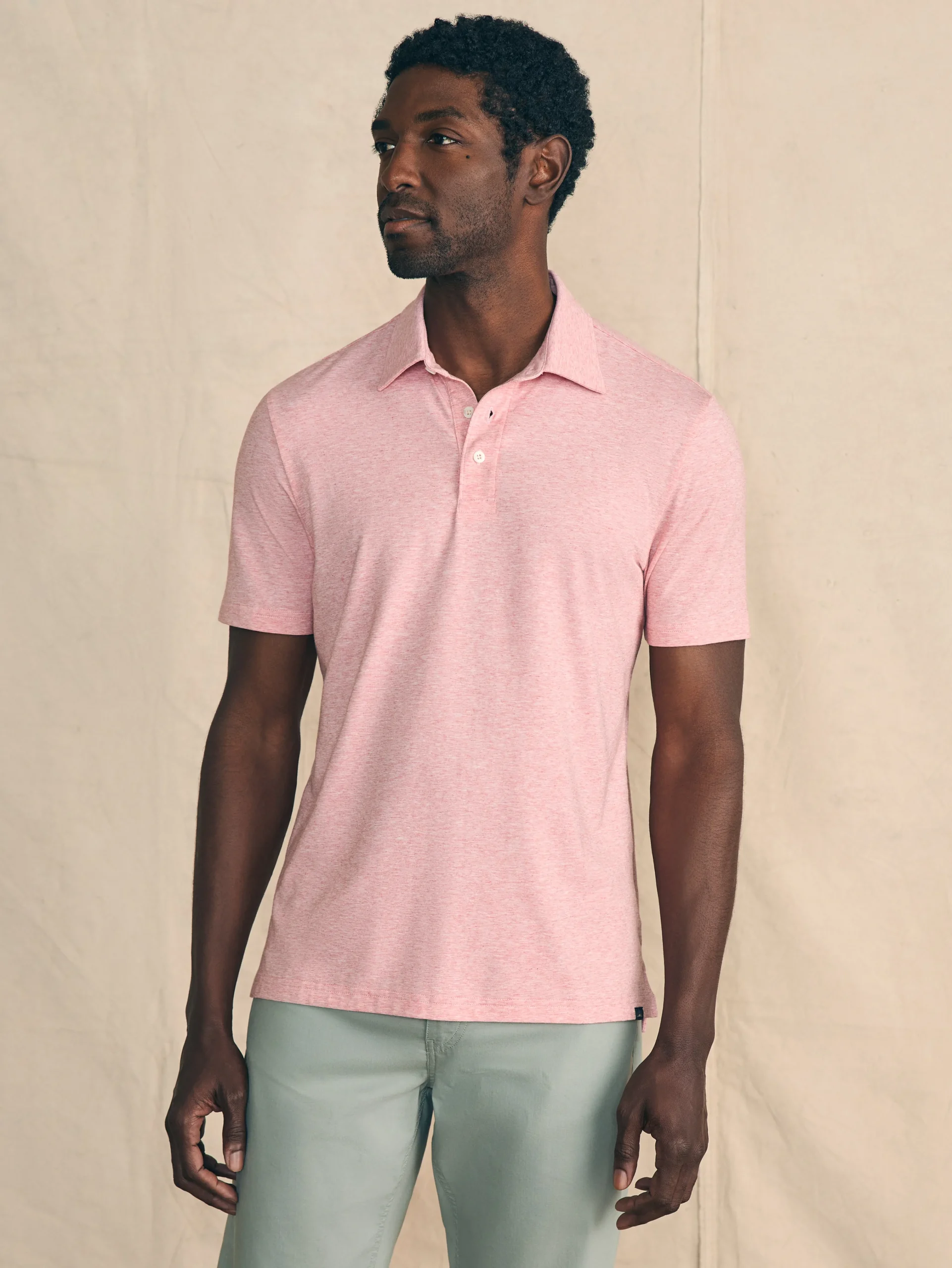 Movement™ Short-Sleeve Polo Shirt -*Faherty Brand Best