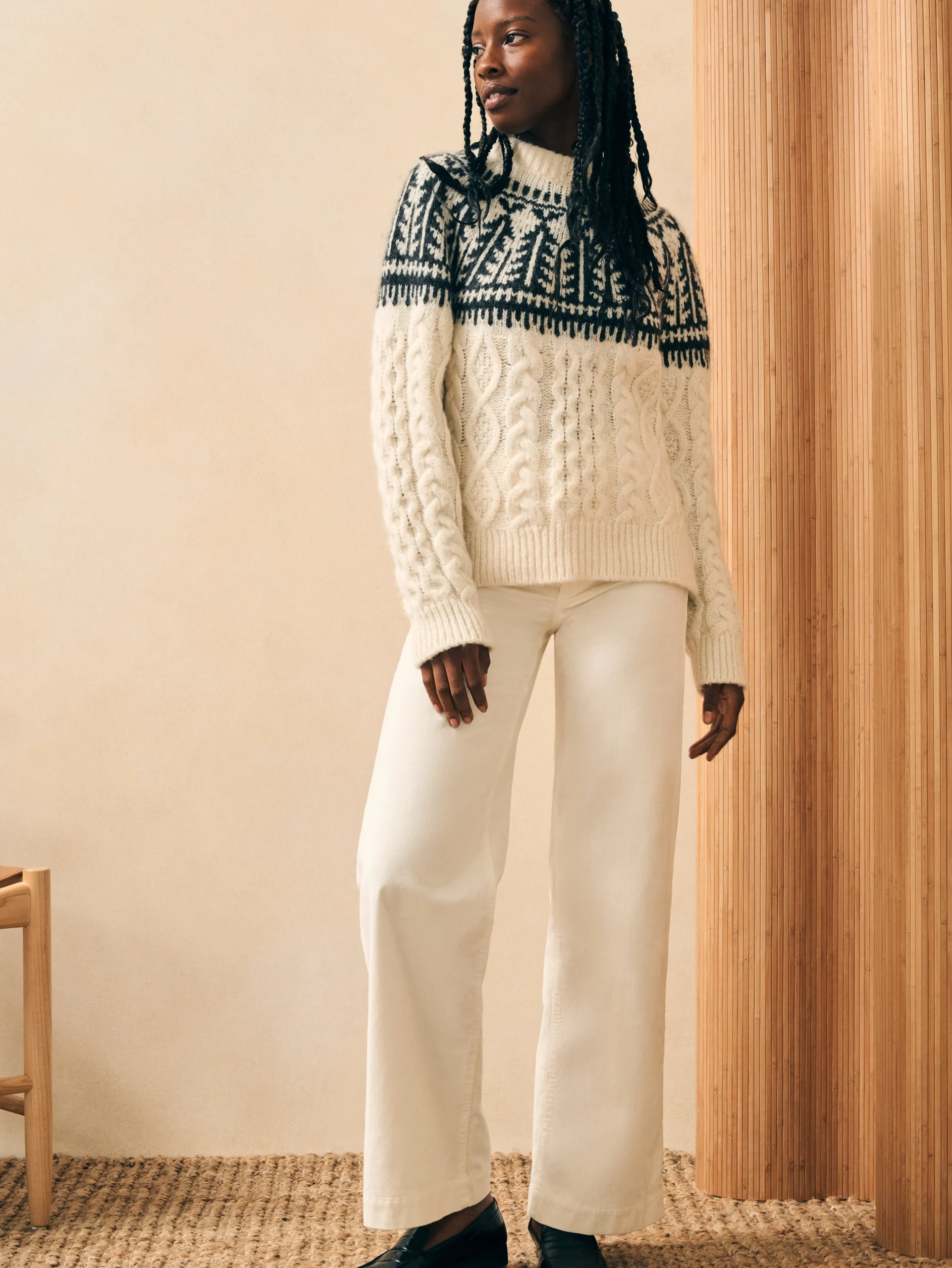 Native Knitter Frost Fair Isle Crew -*Faherty Brand Online