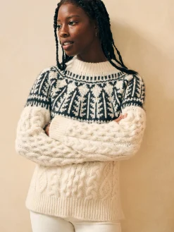 Native Knitter Frost Fair Isle Crew -*Faherty Brand Online