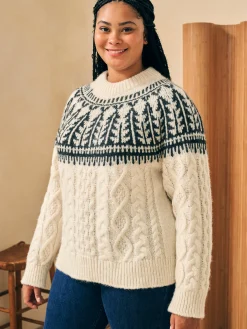 Native Knitter Frost Fair Isle Crew -*Faherty Brand Online