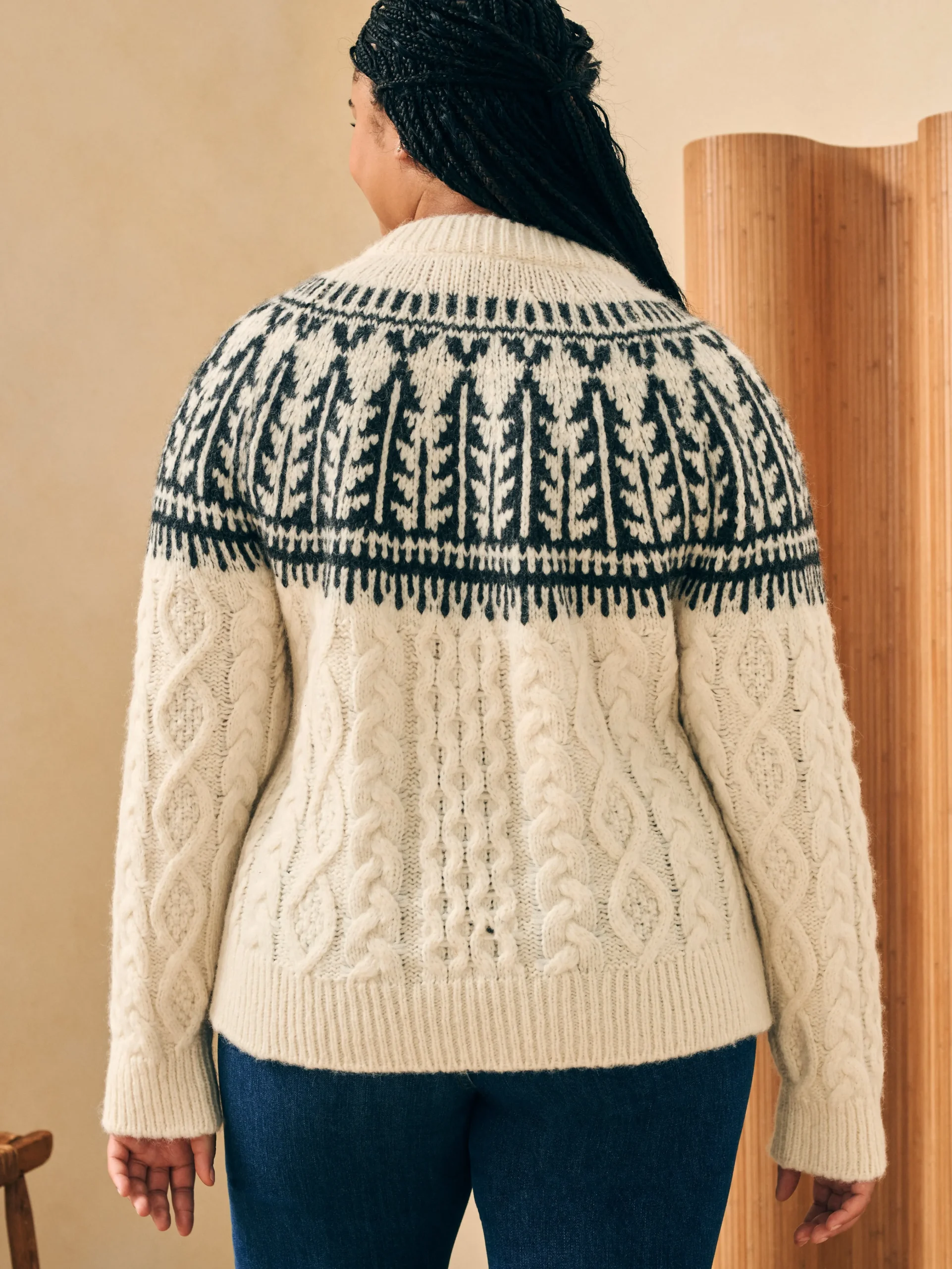Native Knitter Frost Fair Isle Crew -*Faherty Brand Online