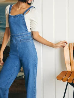 Organic Cotton Denim Sienna Jumpsuit -*Faherty Brand Best
