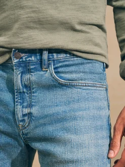 Organic Cotton Slim Straight Denim (32" Inseam) -*Faherty Brand Sale