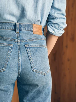Organic Cotton Slim Straight Denim -*Faherty Brand Outlet