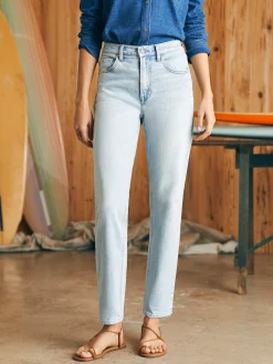 Organic Cotton Slim Straight Denim -*Faherty Brand