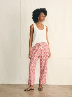 Pacific Beach Linen Pant -*Faherty Brand Discount
