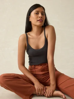 Pacific Pointelle Tank -*Faherty Brand Sale