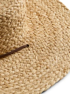 Raffia Lifeguard Hat -*Faherty Brand Discount