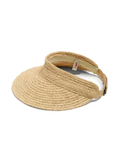 Raffia Packable Visor -*Faherty Brand