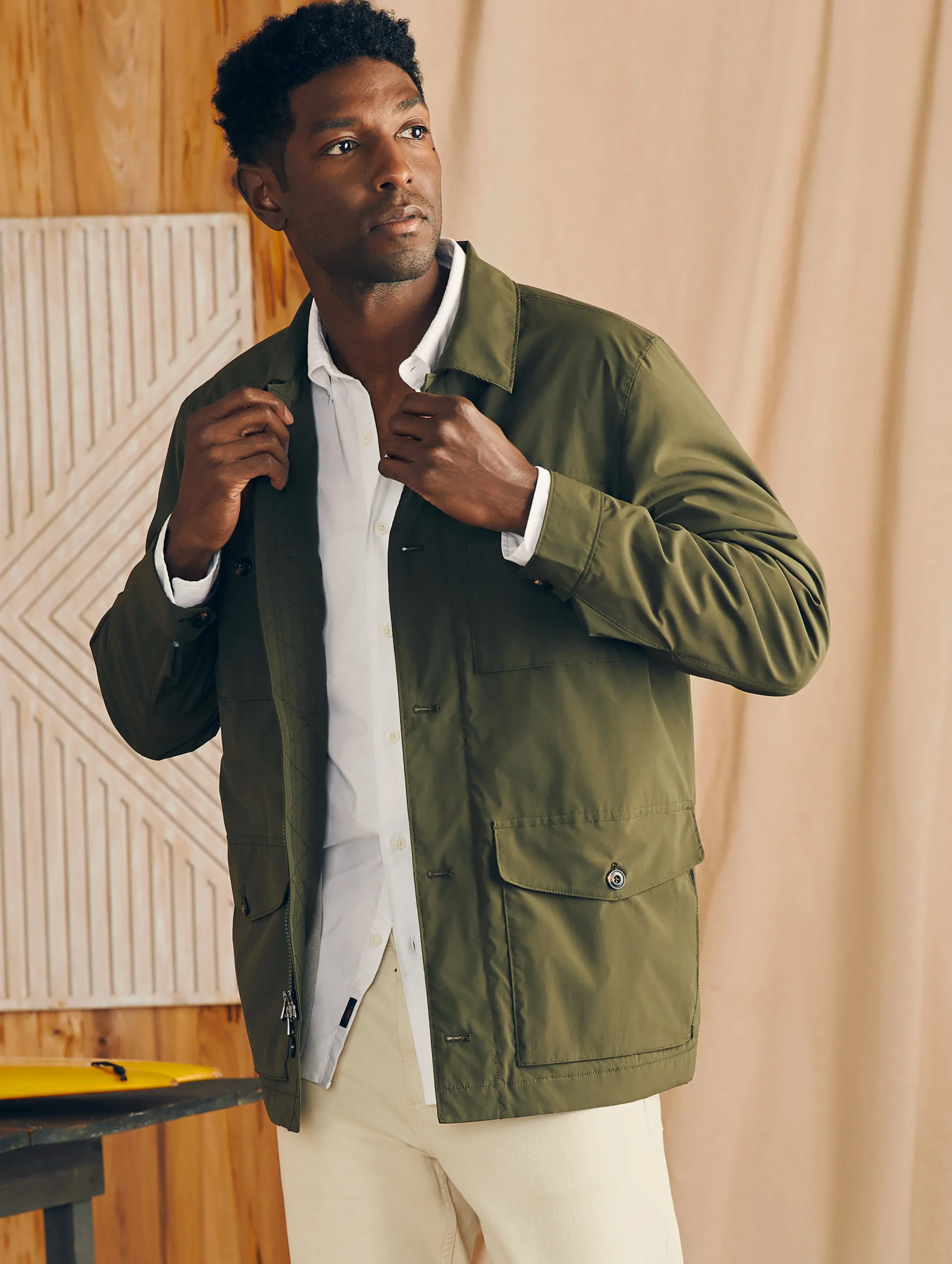 Reserve Four Pocket Field Jacket -*Faherty Brand Sale