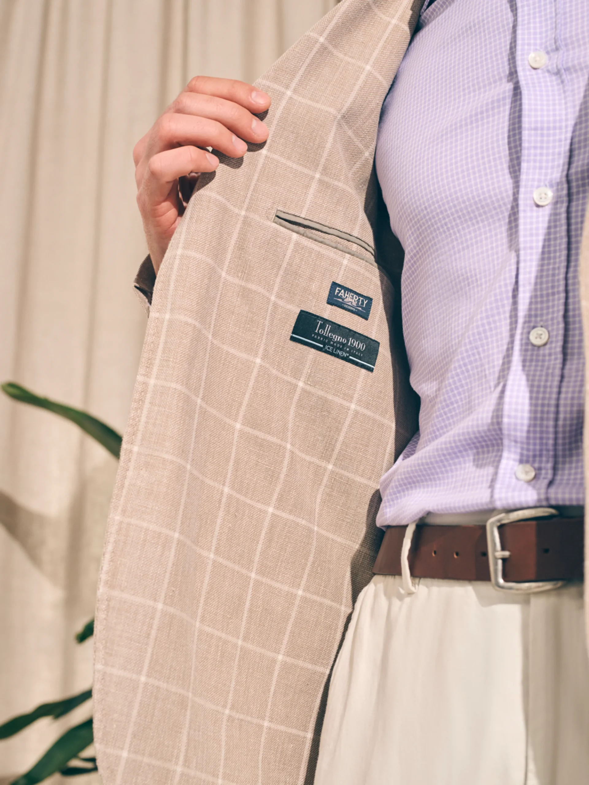Reserve Linen Yarn Dyed Blazer -*Faherty Brand Online