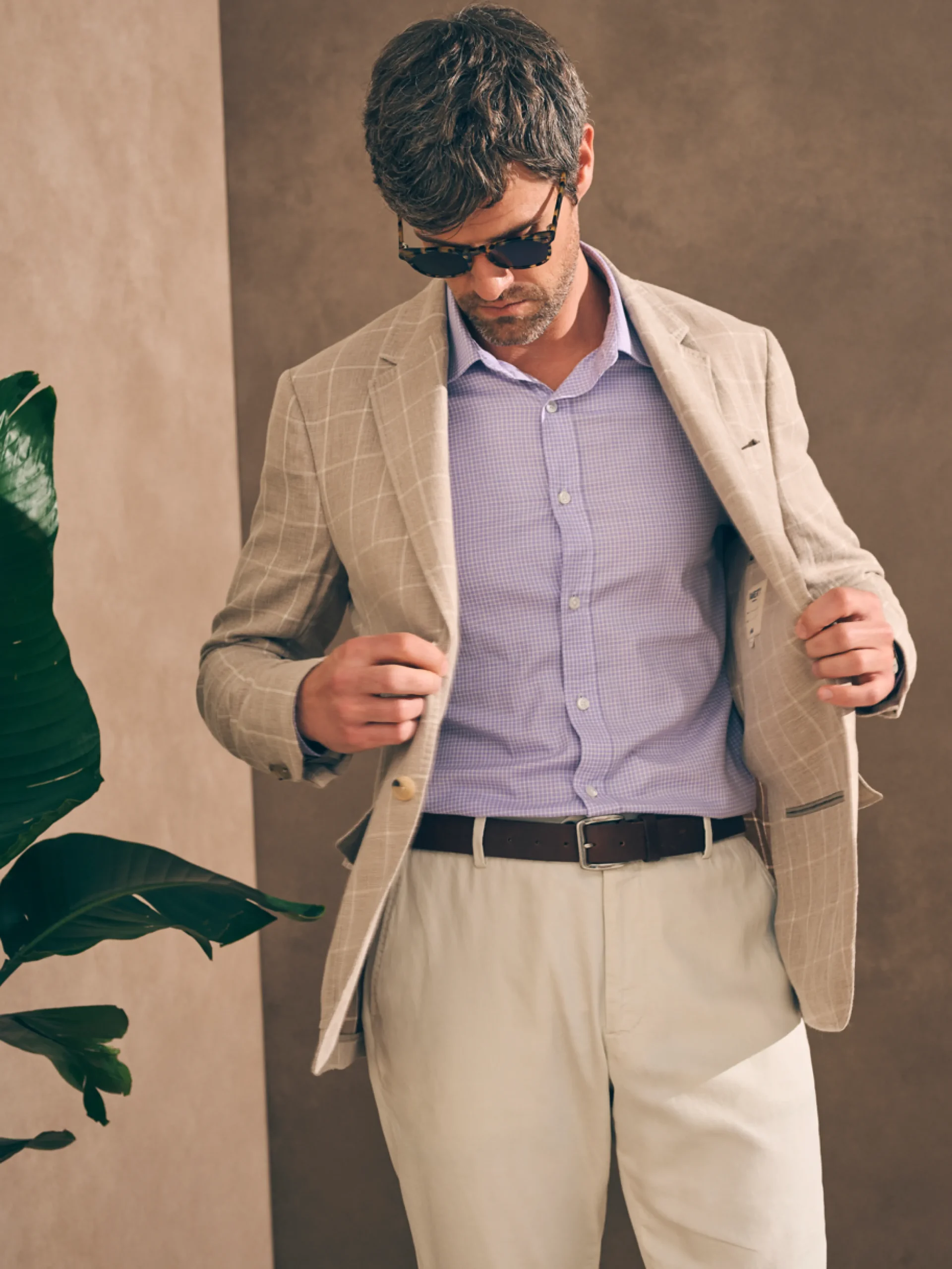 Reserve Linen Yarn Dyed Blazer -*Faherty Brand Online
