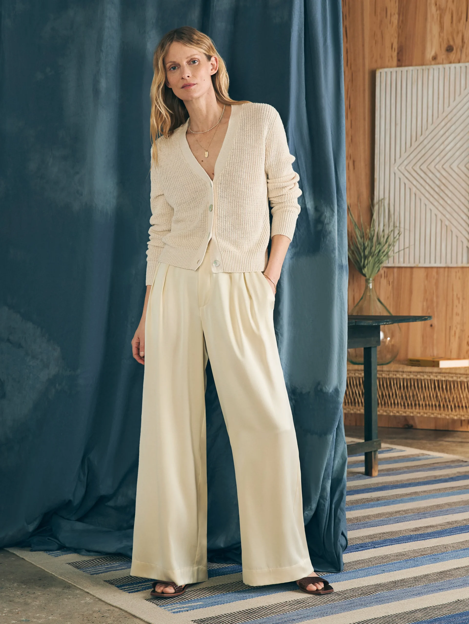 Sandwashed Silk Gemma Pant -*Faherty Brand Discount