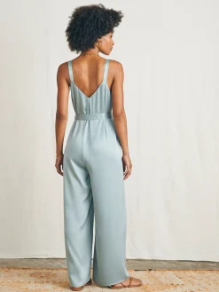 Sandwashed Silk Jumpsuit -*Faherty Brand Best