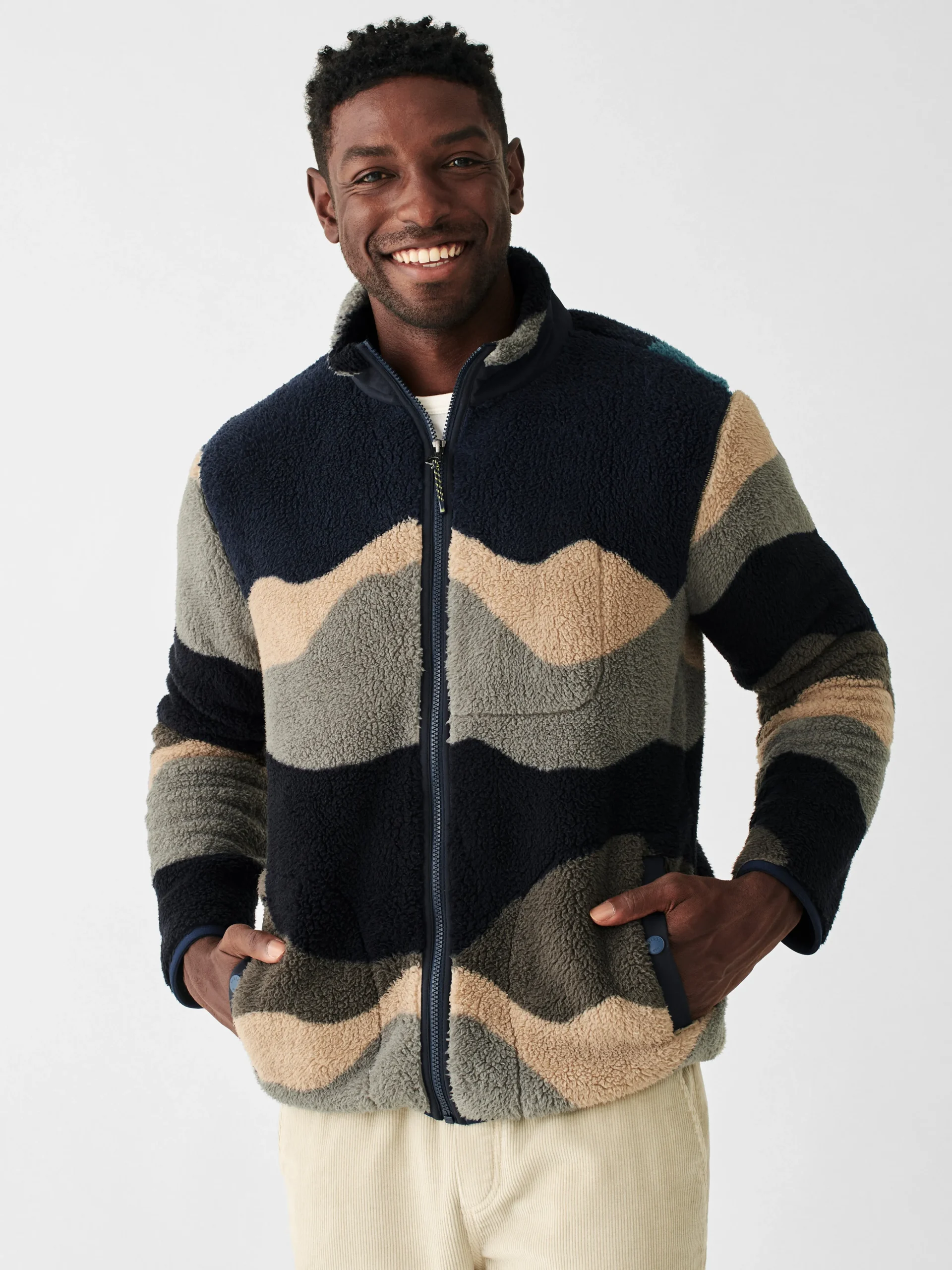 Scenic High Pile Fleece Jacket -*Faherty Brand Outlet