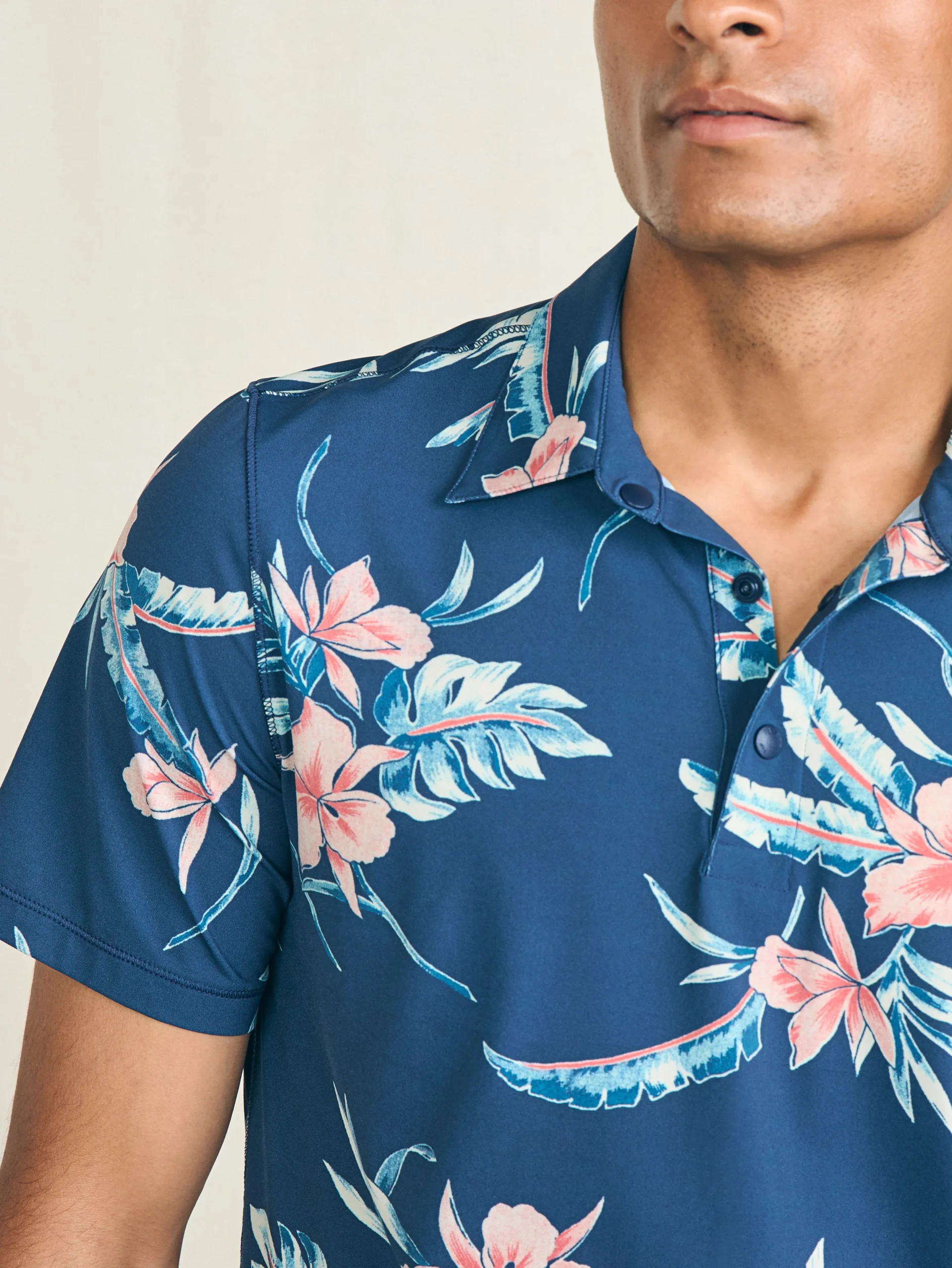 Shorelite Short-Sleeve Tech Polo -*Faherty Brand Clearance