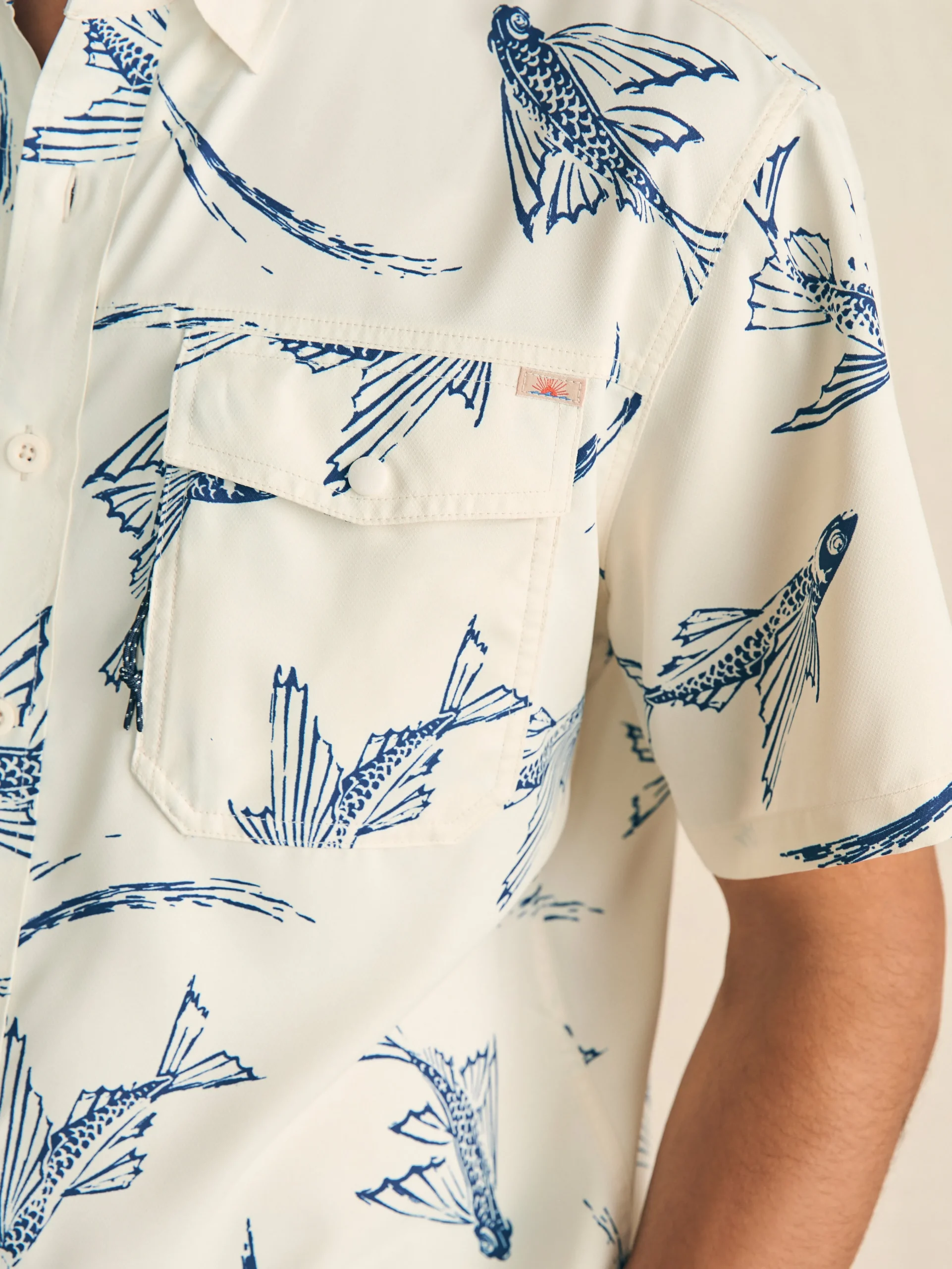 Shorelite Short-Sleeve Tech Shirt -*Faherty Brand Clearance