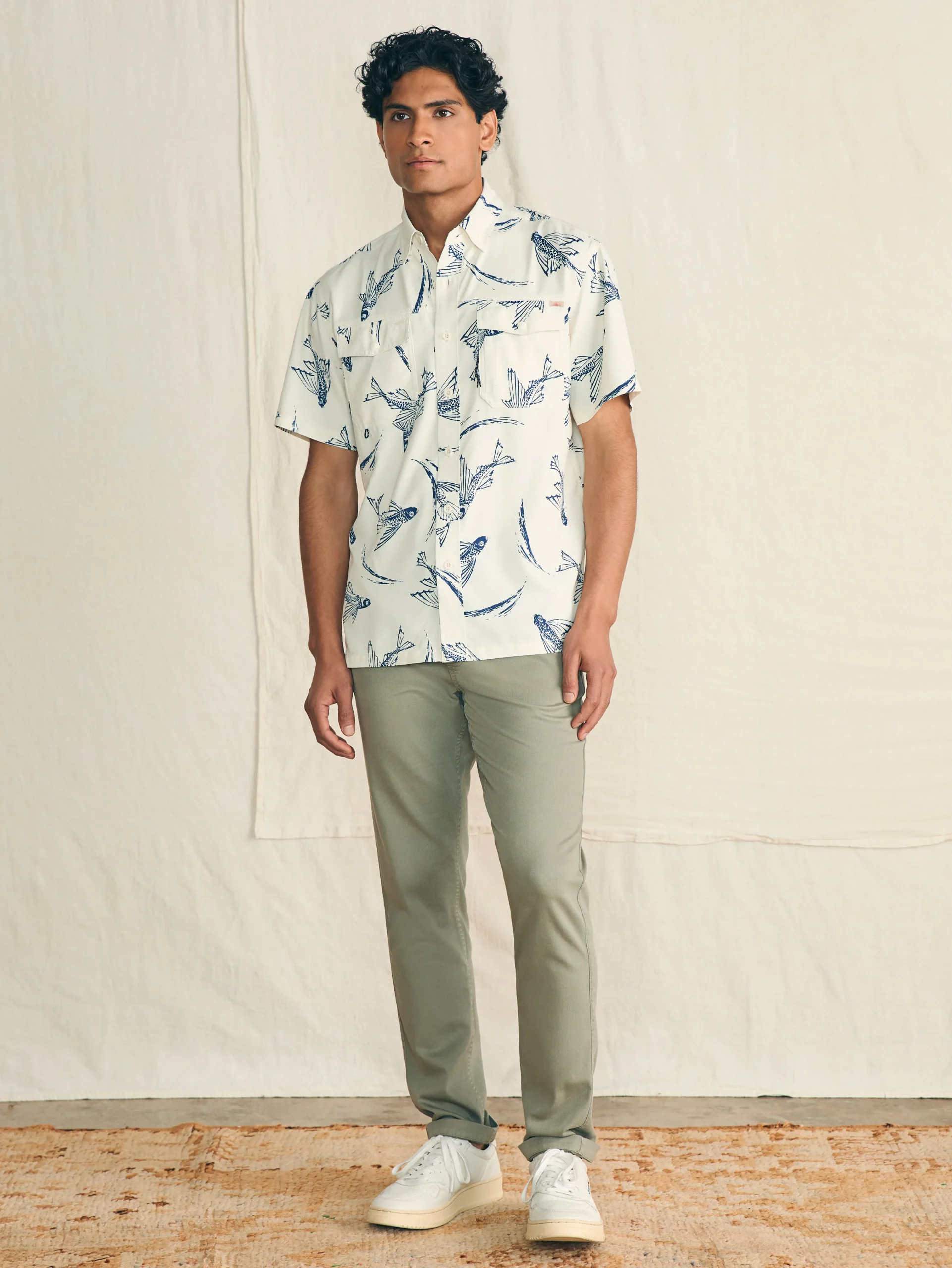 Shorelite Short-Sleeve Tech Shirt -*Faherty Brand Clearance