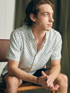 Short-Sleeve Breeze Shirt -*Faherty Brand Clearance