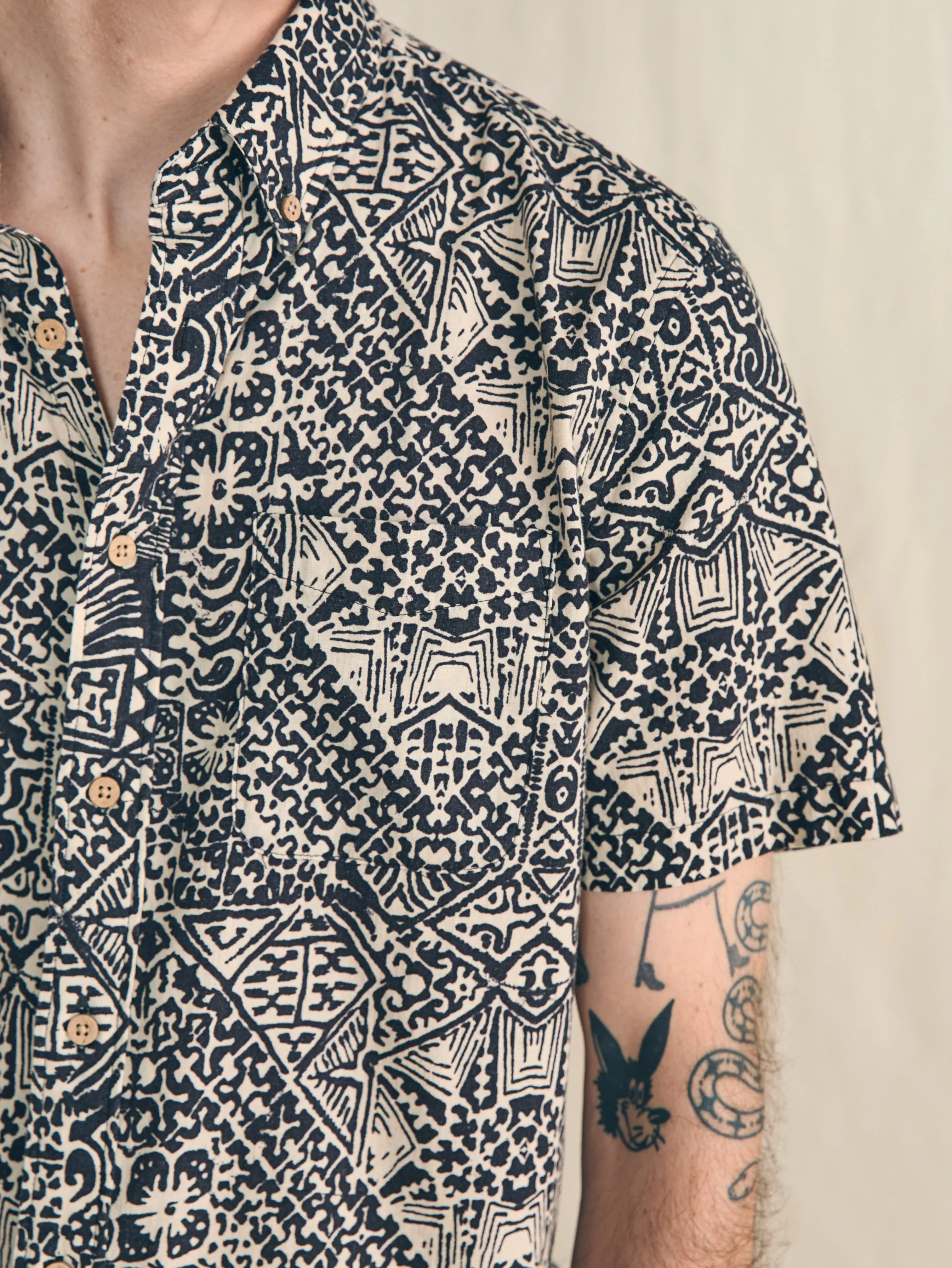 Short-Sleeve Breeze Shirt -*Faherty Brand Hot