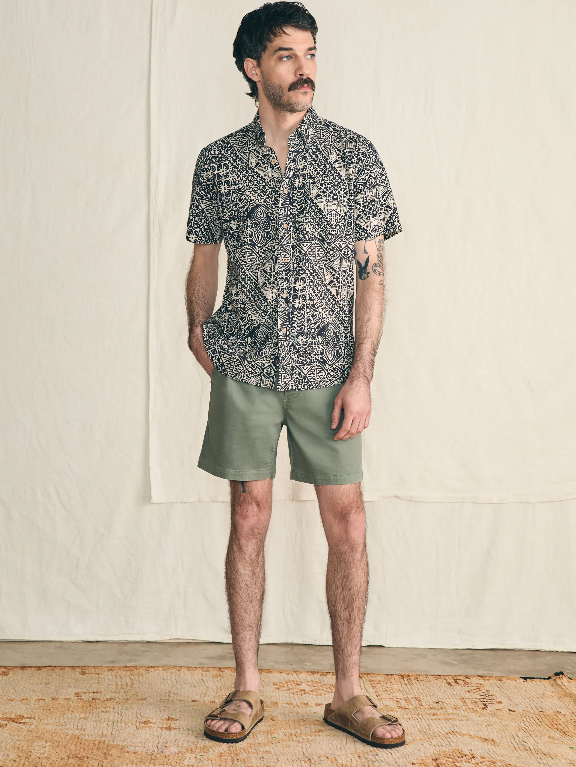 Short-Sleeve Breeze Shirt -*Faherty Brand Hot