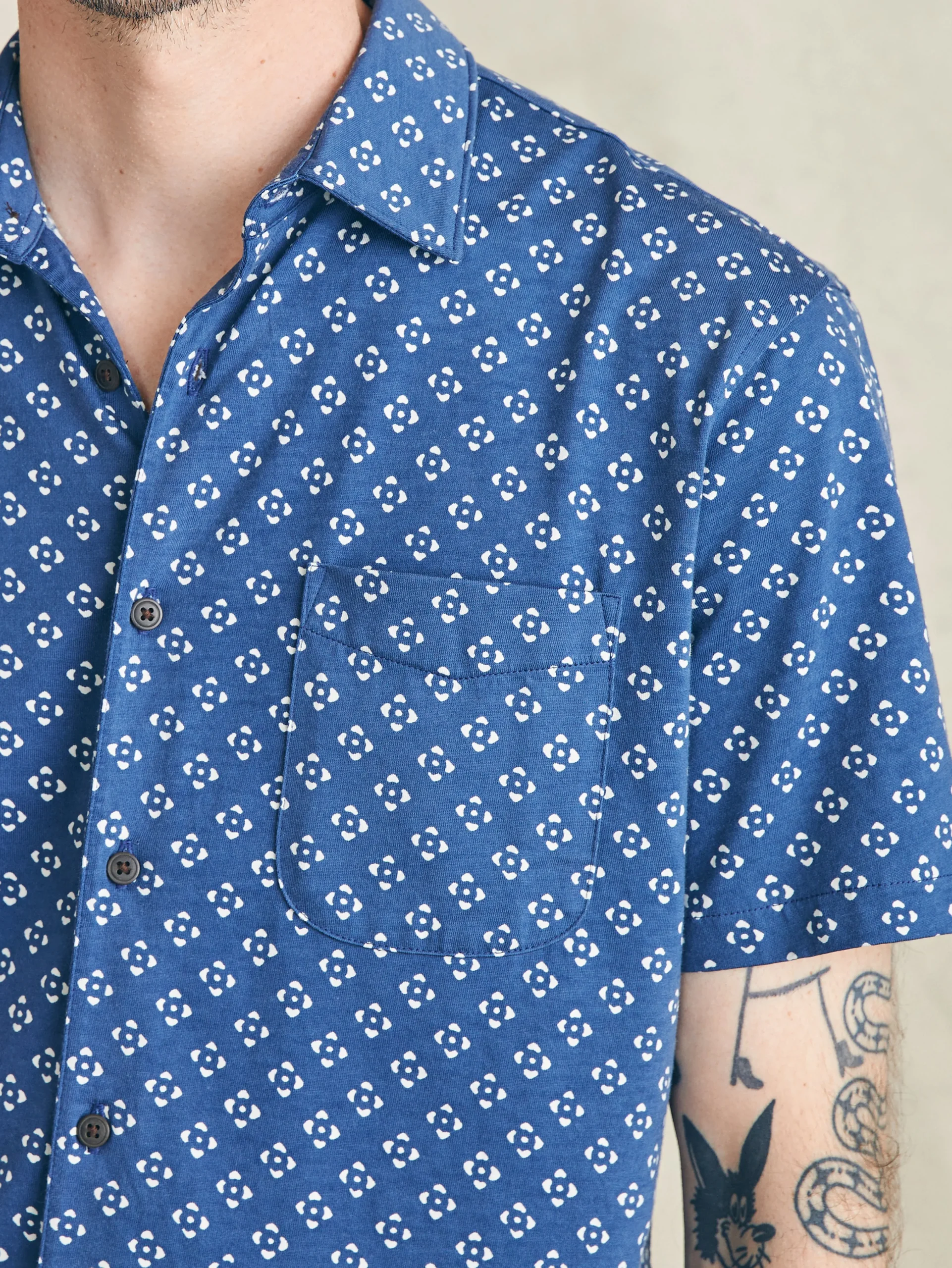 Short-Sleeve Hermosa Knit Shirt -*Faherty Brand Best