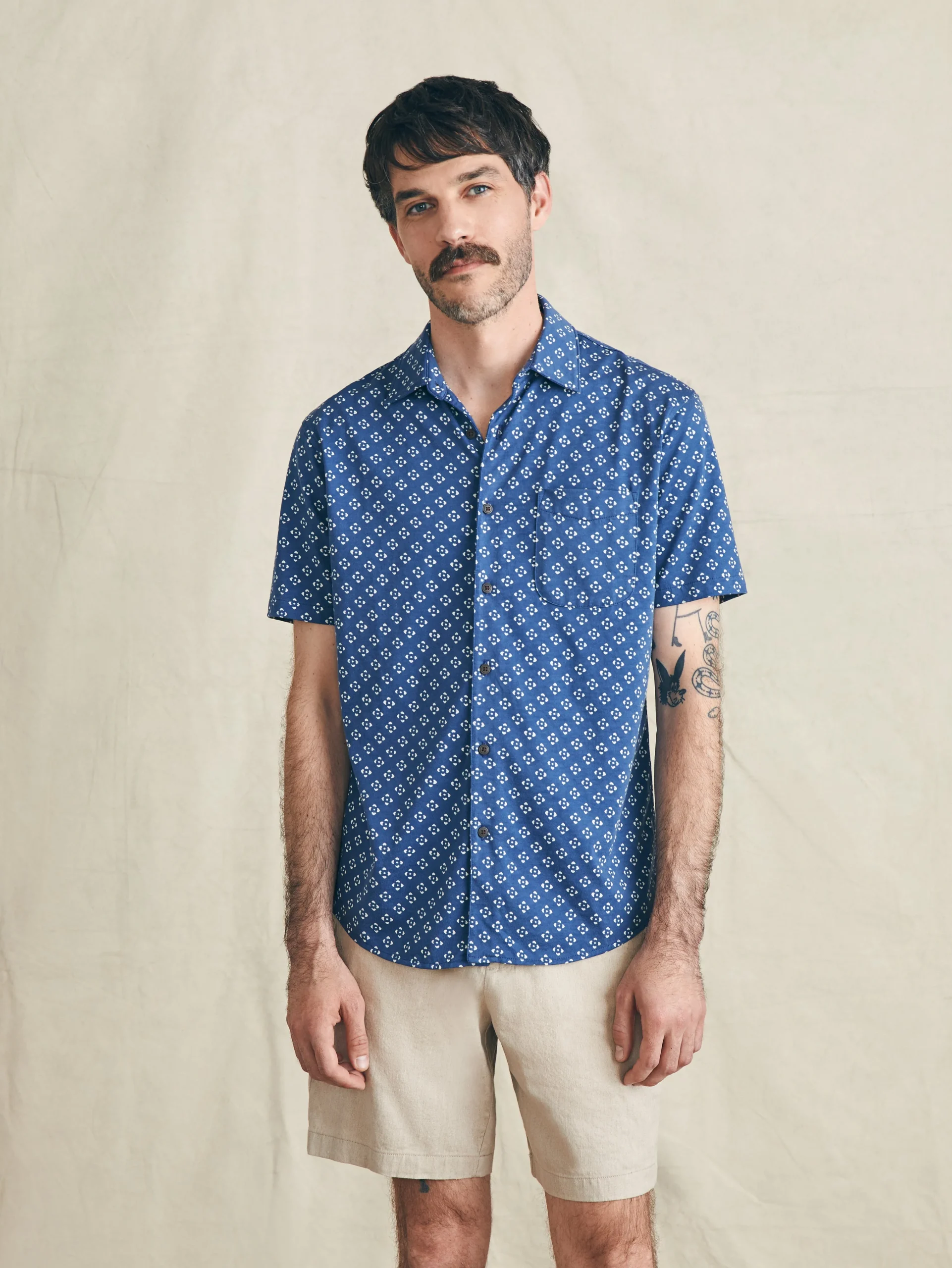 Short-Sleeve Hermosa Knit Shirt -*Faherty Brand Best