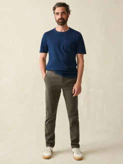 Short-Sleeve Indigo Pocket Tee -*Faherty Brand Sale