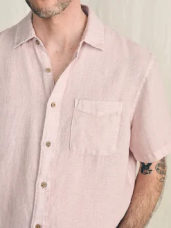 Short-Sleeve Palma Linen Shirt -*Faherty Brand Hot