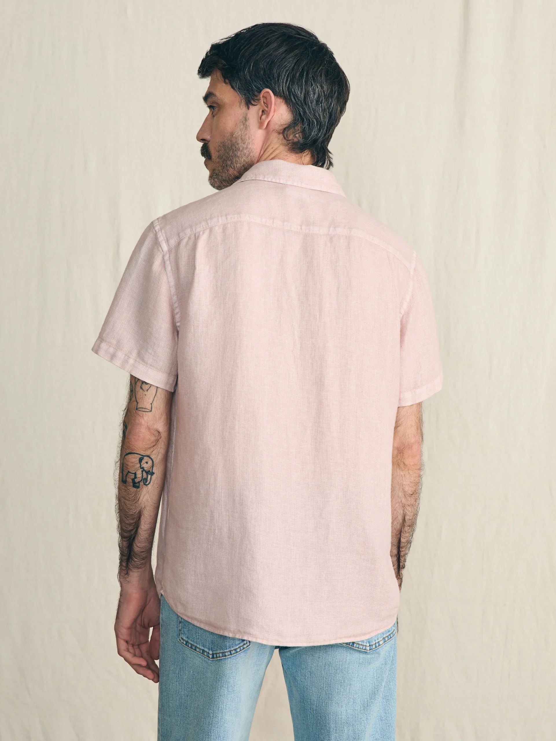 Short-Sleeve Palma Linen Shirt -*Faherty Brand Hot