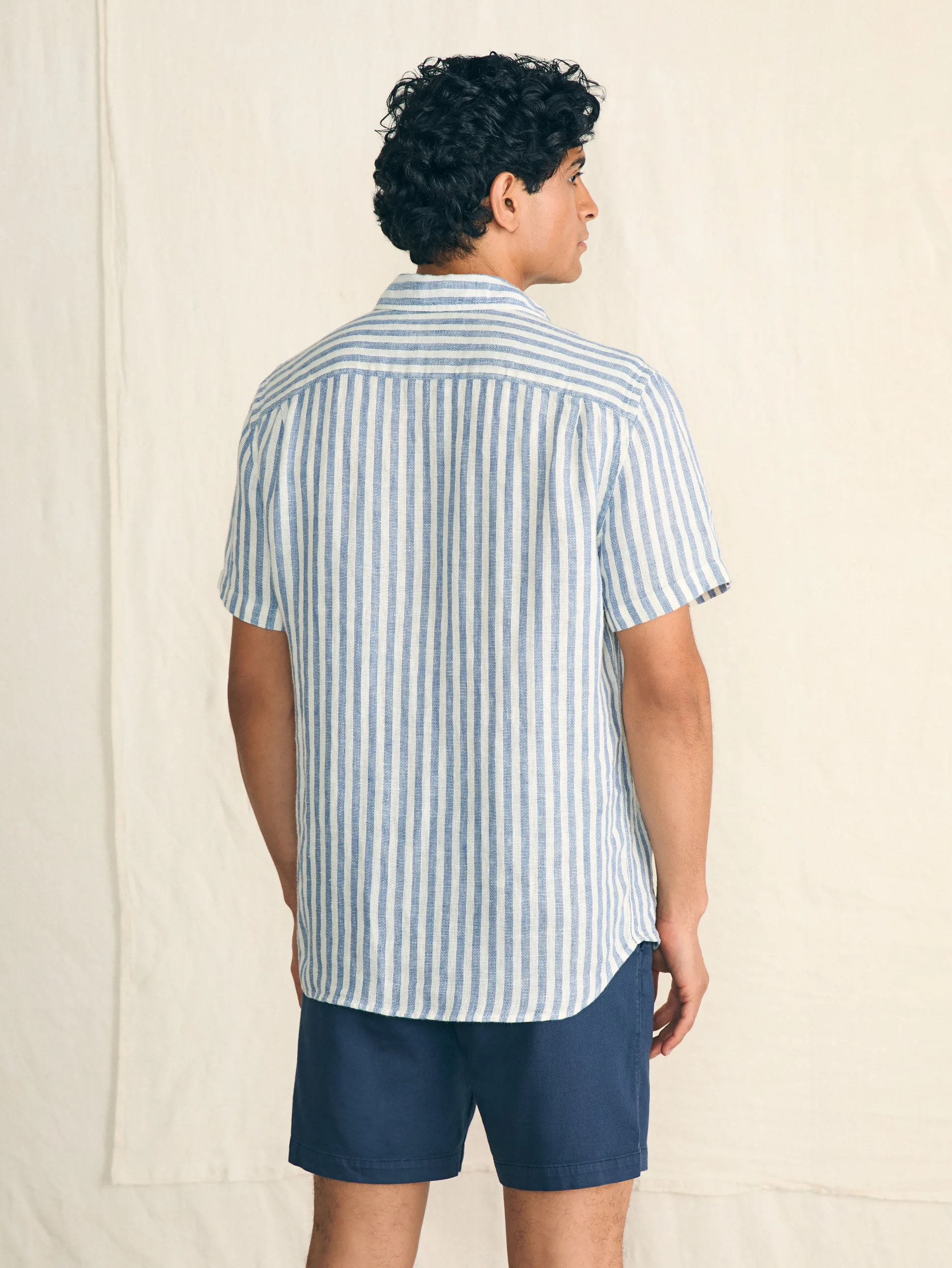 Short-Sleeve Palma Linen Shirt -*Faherty Brand Online