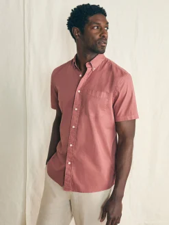 Short-Sleeve Stretch Playa Shirt -*Faherty Brand New